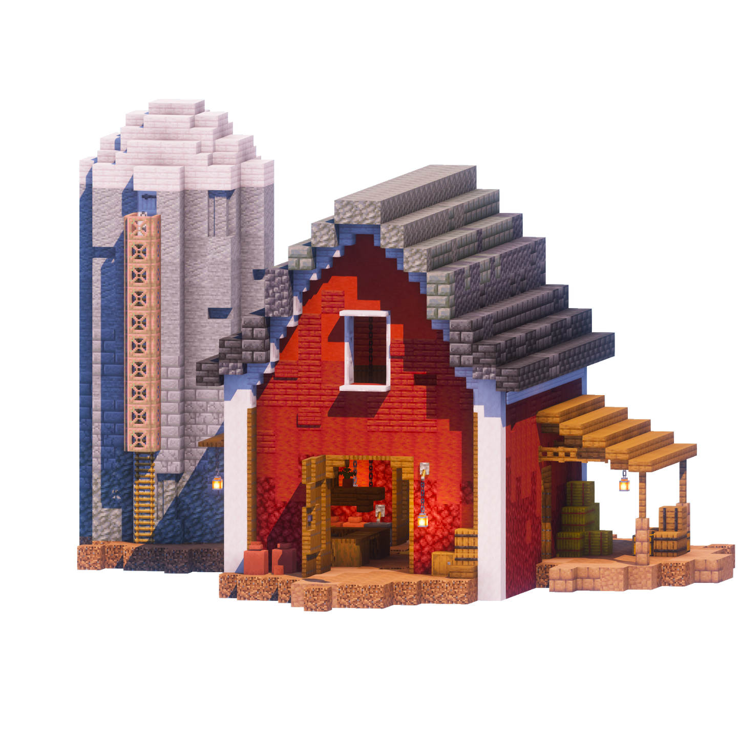 The Red Barn - Minecraft Build