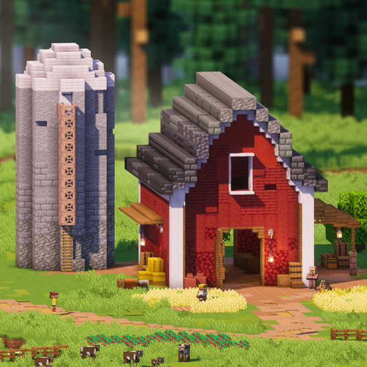 The Red Barn - Minecraft Build
