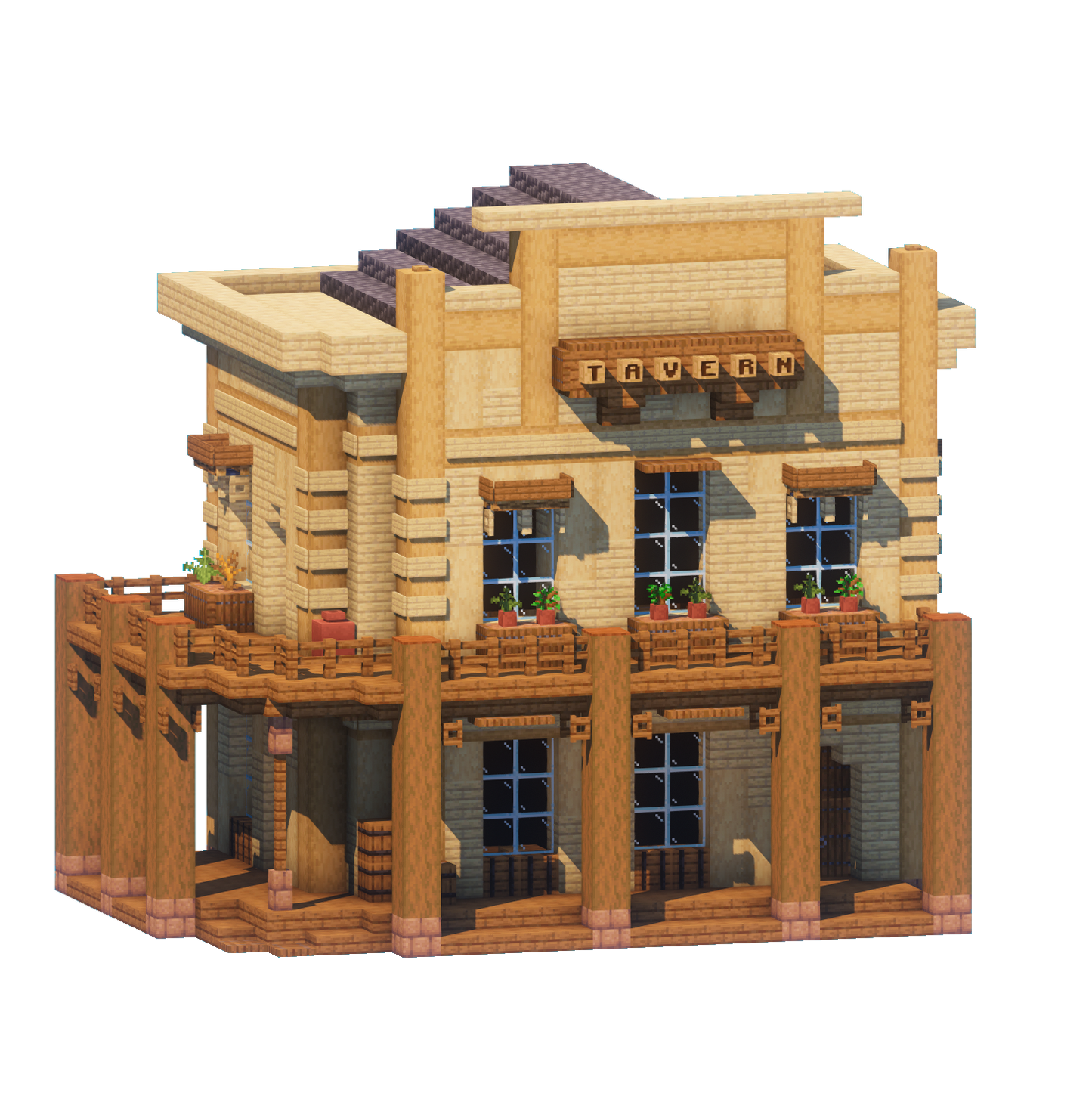 Western Saloon - Minecraft Build