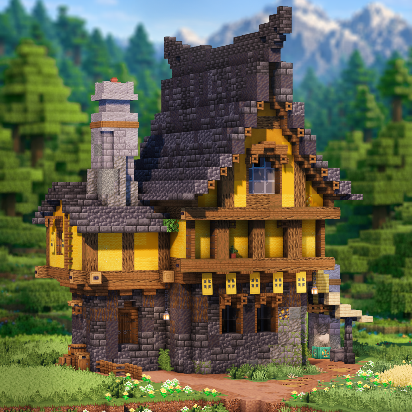 Ambergold - Minecraft House