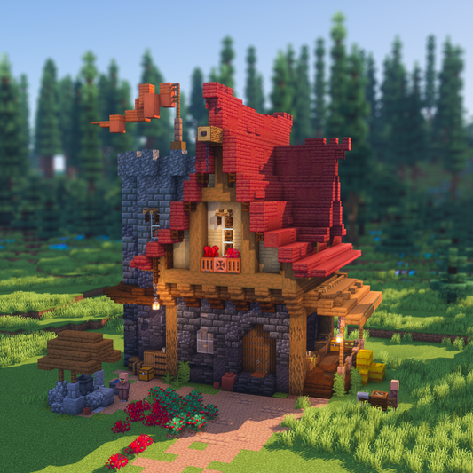 Crimson Grove - Minecraft House