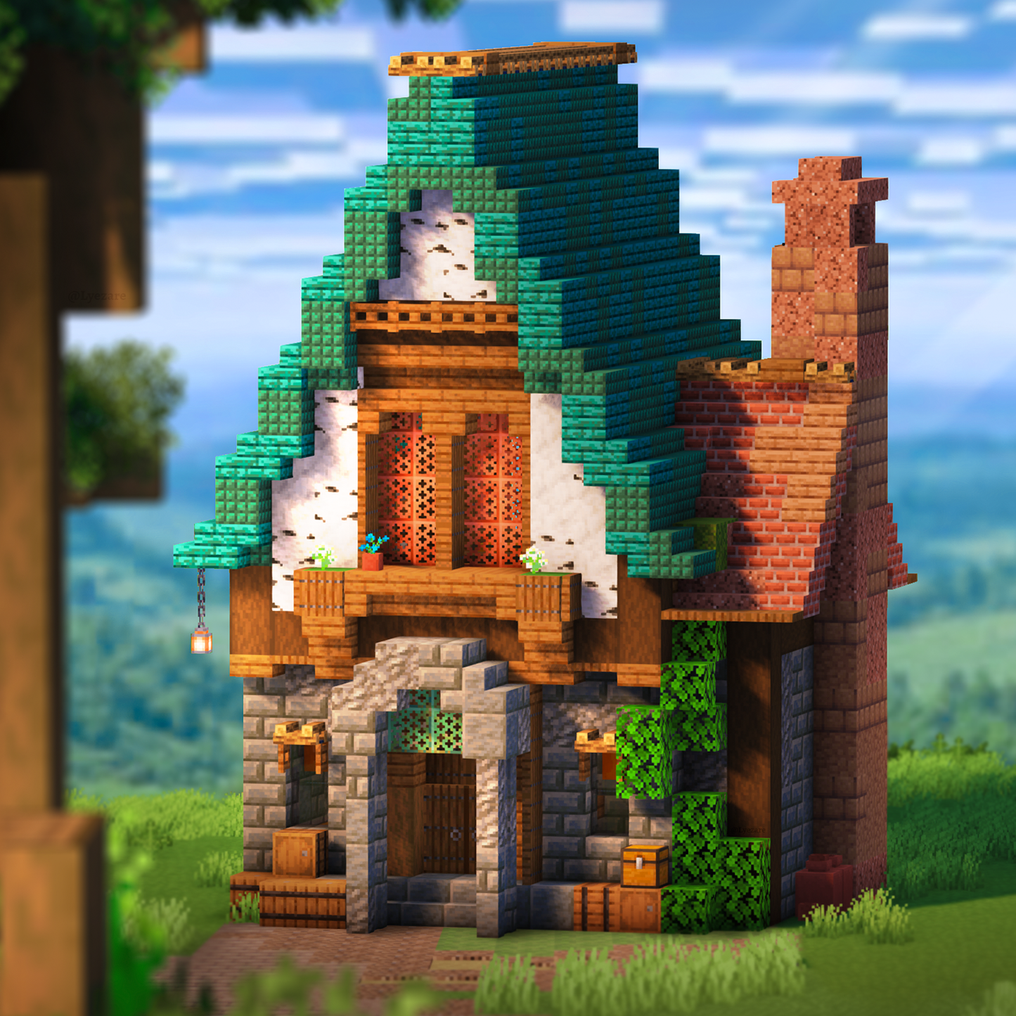 Fernfall Cottage - Minecraft House