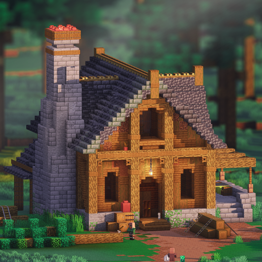 Lumberjack Cabin - Minecraft House