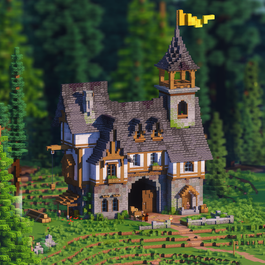 Saddlegate House - Minecraft Build