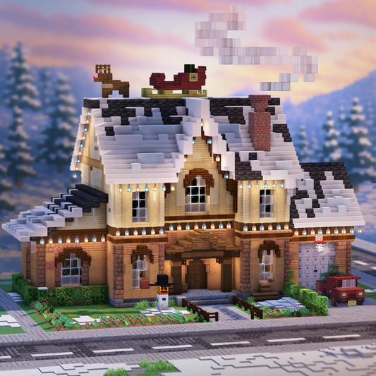 Snowfall Manor - Minecraft House