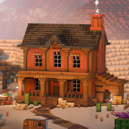 Sundown Ranch - Minecraft Western House