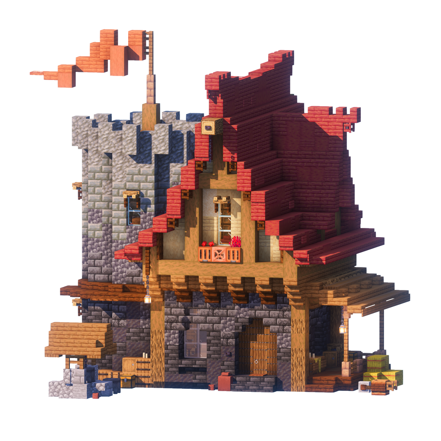Crimson Grove - Minecraft House