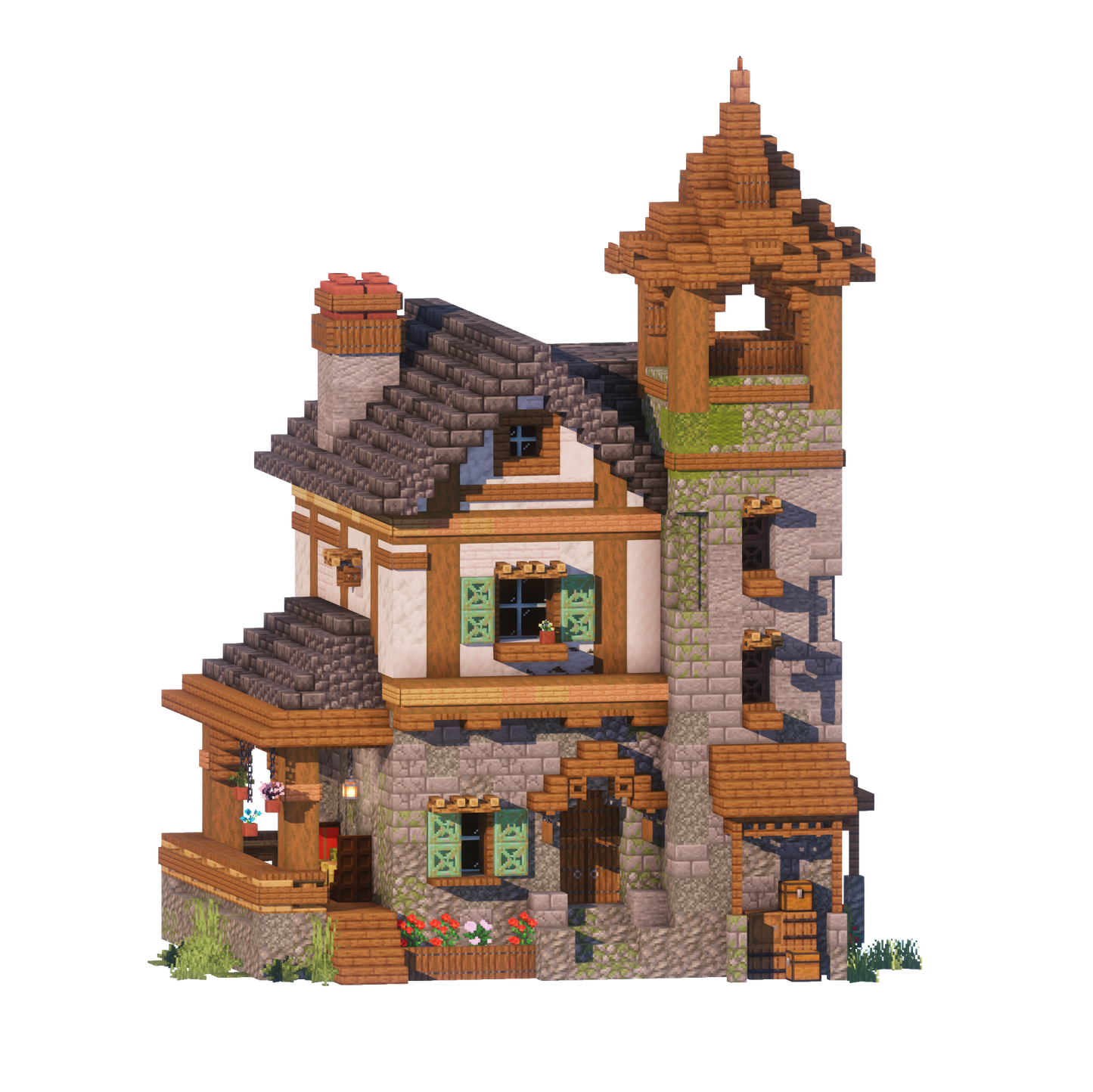 Shutter Cottage - Minecraft House