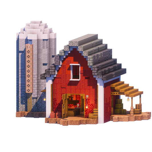 The Red Barn - Minecraft Build