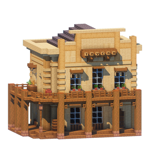 Western Saloon - Minecraft Build