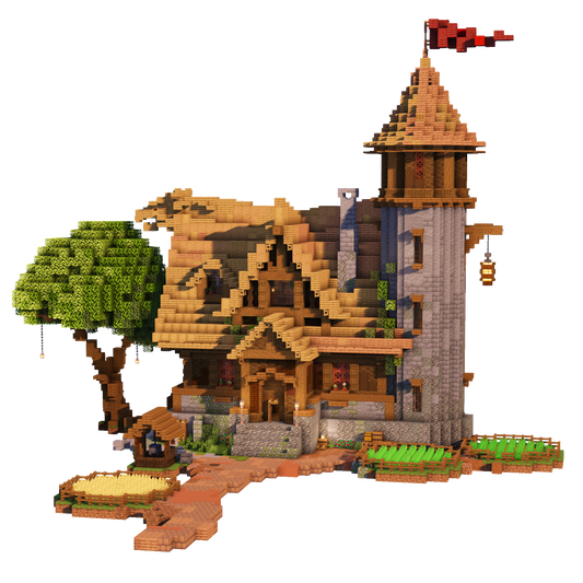 Dragonhead Homestead - Minecraft House