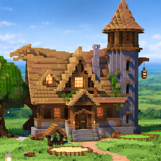 Dragonhead Homestead - Minecraft House