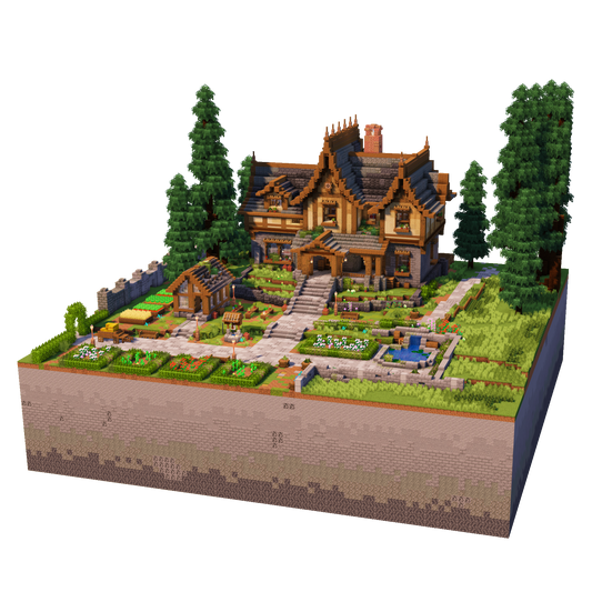 Evergreen Mansion - Survival Minecraft House