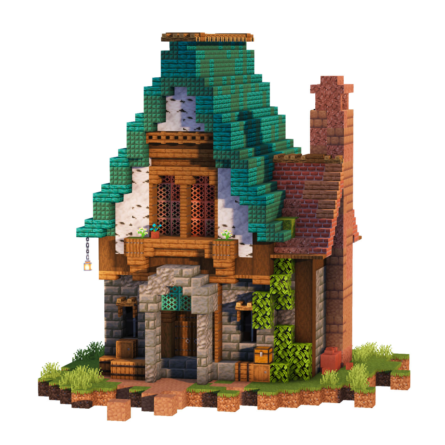 Fernfall Cottage - Minecraft House