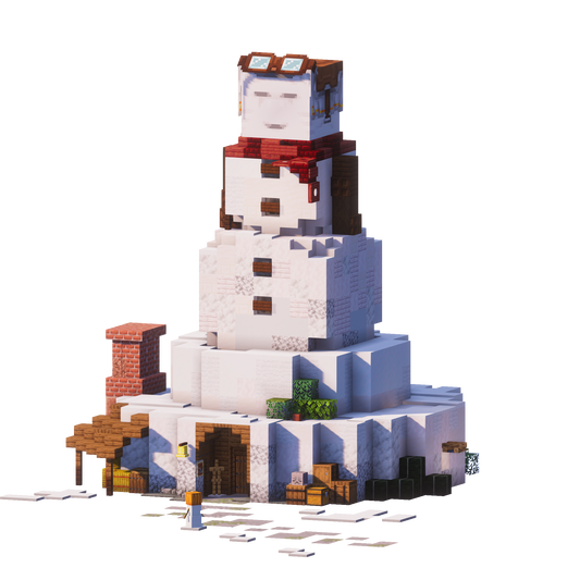 Happy Snowman - Minecraft House