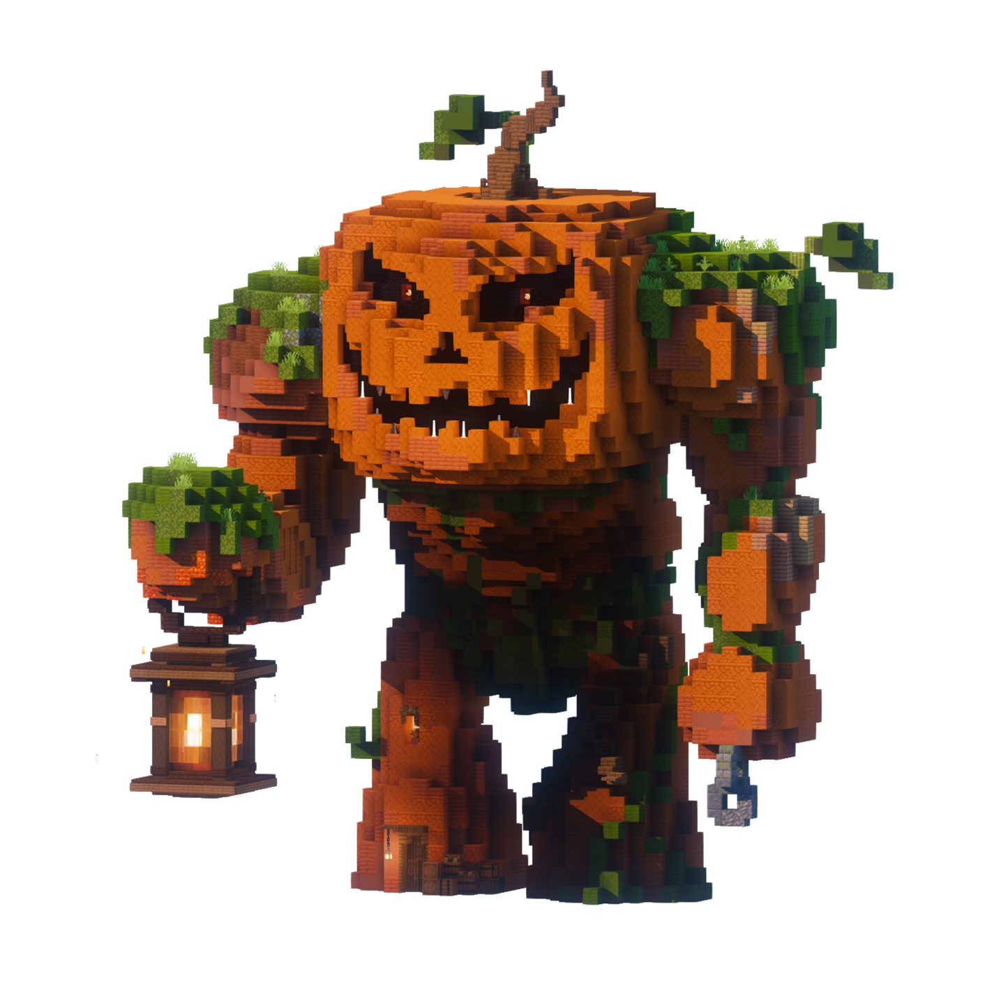 Huge Jackedman - Minecraft Halloween Build