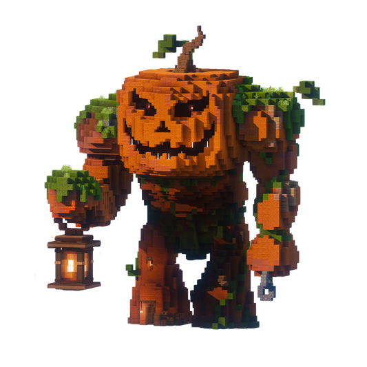 Huge Jackedman - Minecraft Halloween Build