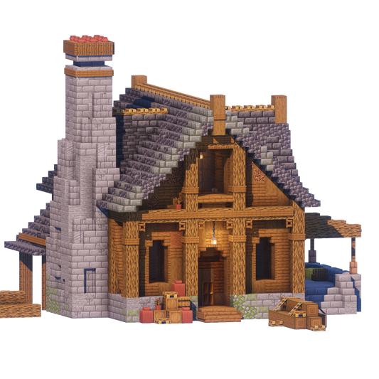 Lumberjack Cabin - Minecraft House