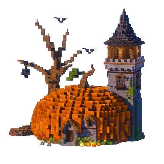 Pumpkin House - Minecraft Halloween Build