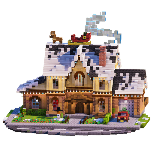 Snowfall Manor - Minecraft House